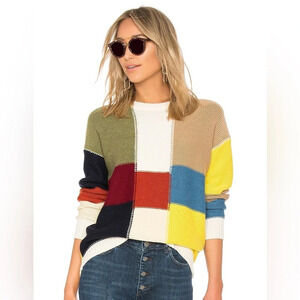 See by Chloe Bright Sweater in Multicolor Brown